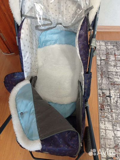 Детские санки коляска ника