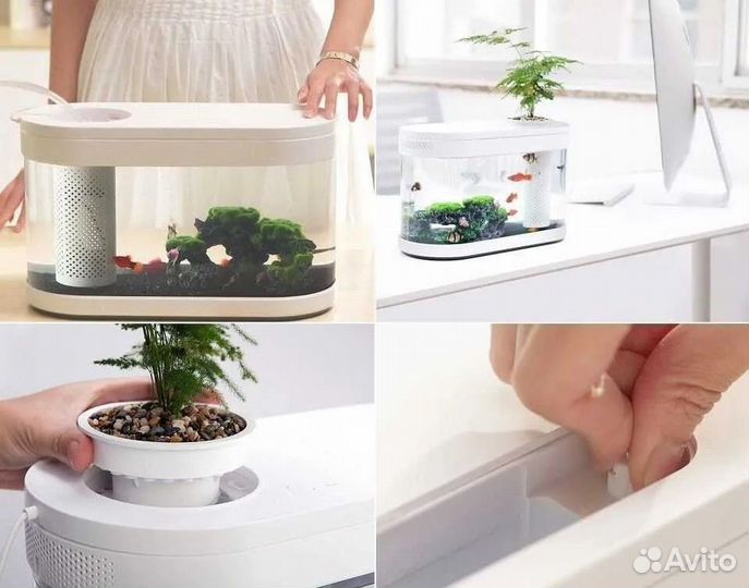 Аквариум Про 10 л Xiaomi Geometry Fish Tank (C180)