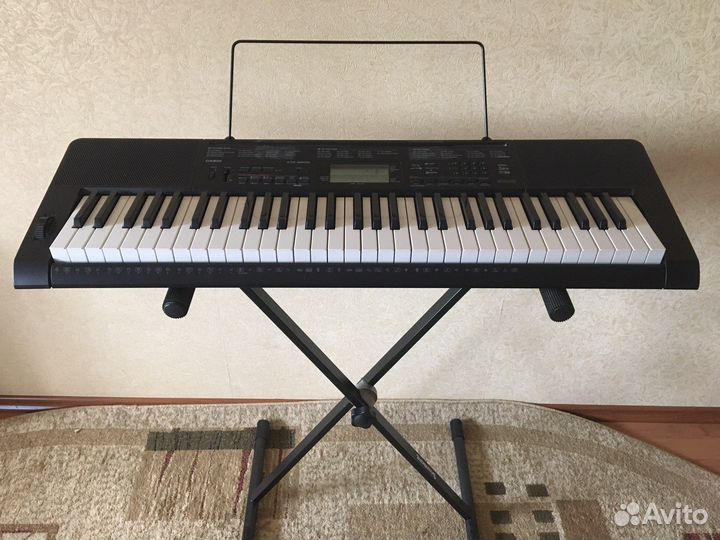 Синтезатор casio CTK-3200 со стойкой