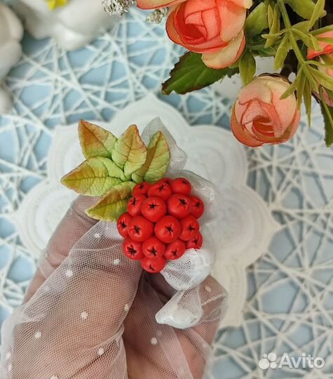 Форма для шоколада и зефира Листья рябины 3Д