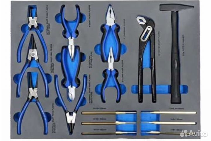 Тележка инструментальная с инструментом 256 предм