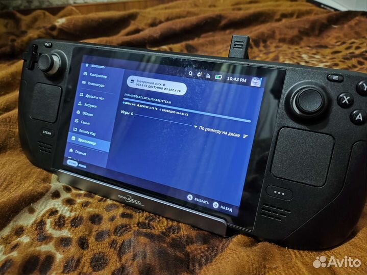 Steam deck 1tb + 256 microsd