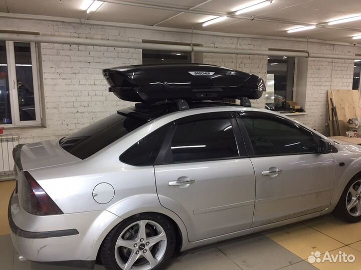 Автобокс на крышу Ford Focus 2 + сумка