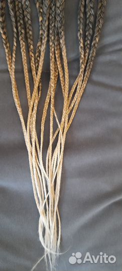 Хвост шиньон на резинке