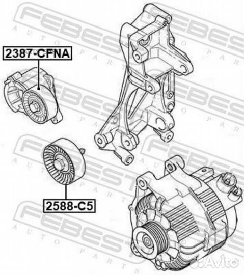Febest 2588-C5 ролик обводной