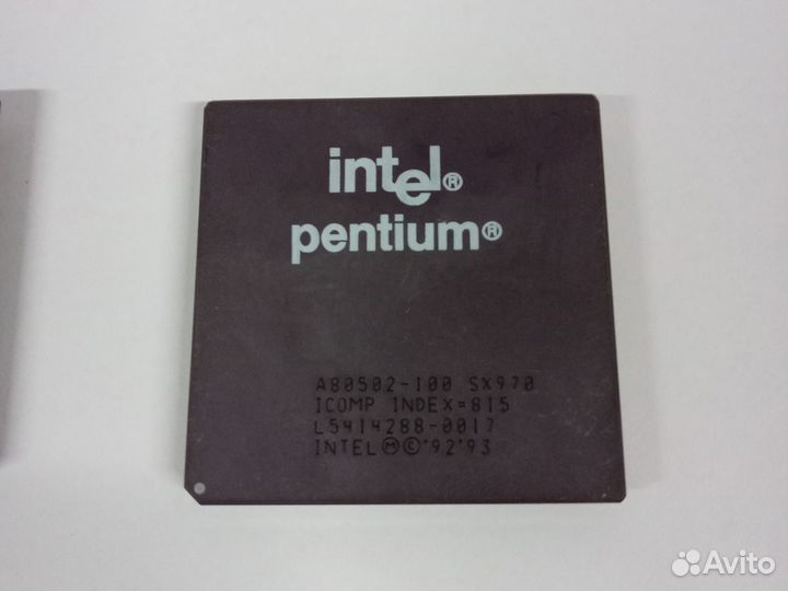 Старые керамические процессоры в ассортименте