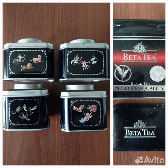 Жестяные баночки от чая Советы Лондон Китай Индия