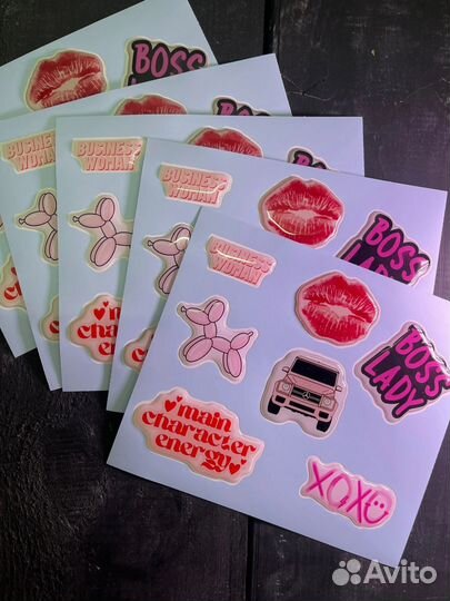3Д стикеры оптом