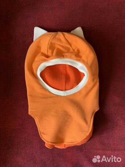 Шапка шлем с ушками на 2-3 года