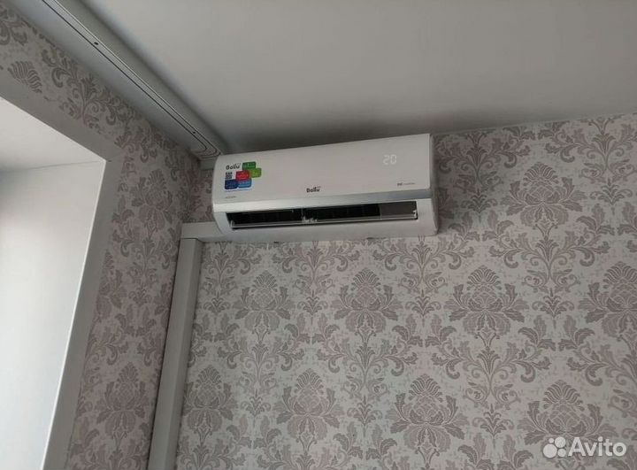 Сплит система с установкой