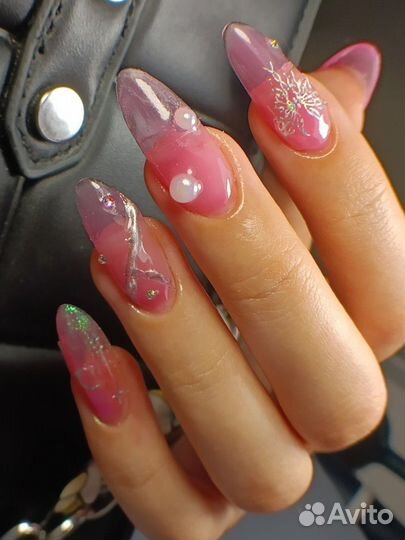 Наращивание ногтей маникюр