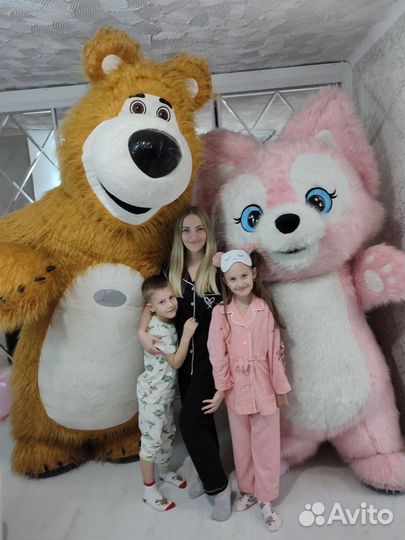 Поздравление от лисички Линабелль/аниматоры