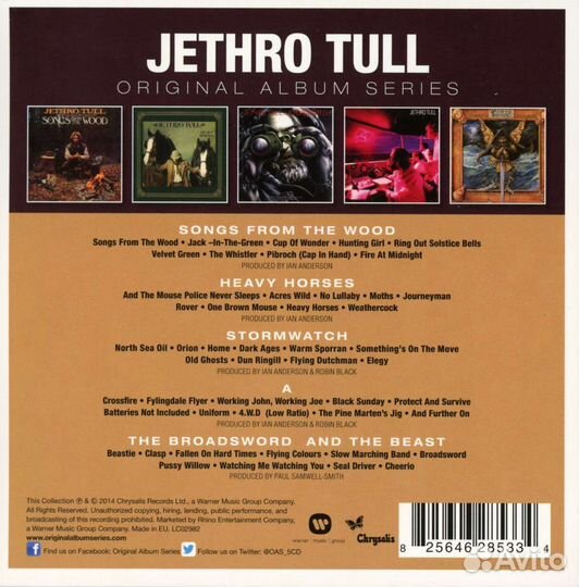 Jethro Tull - Original Album Series (5 CD)