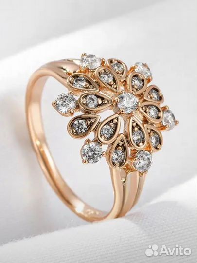 Комплект серьги + кольцо