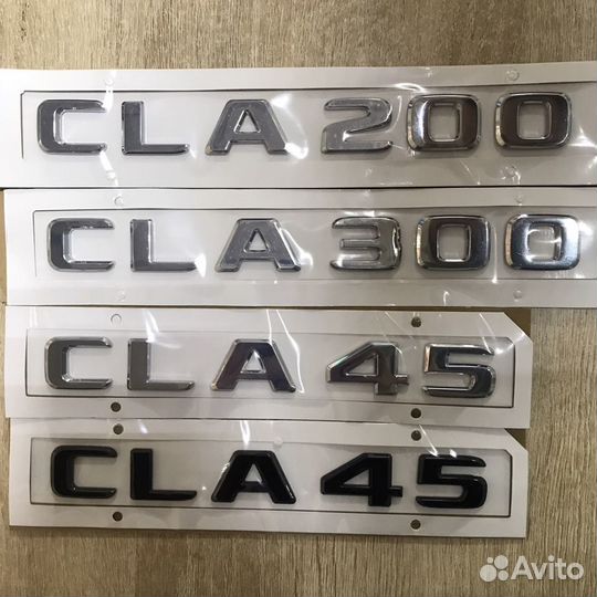 Шильдик на багажник Mercedes CLA