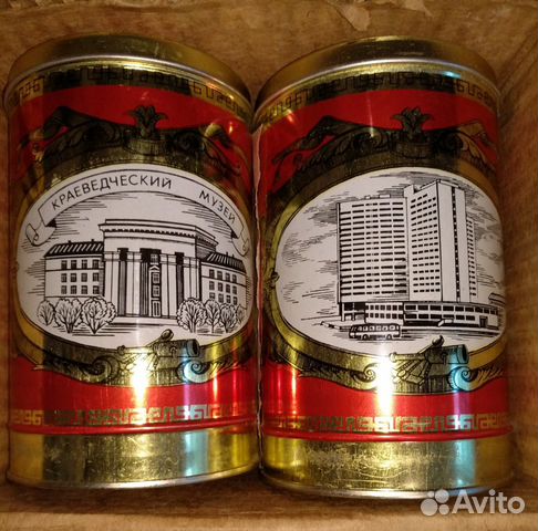 Жестяные новые банки СССР