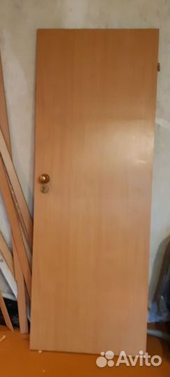 Дверь межкомнатная 700, коробка, наличники, ручка