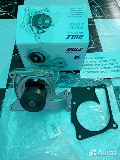 Водяной насос на Renault Crand Scenic 3