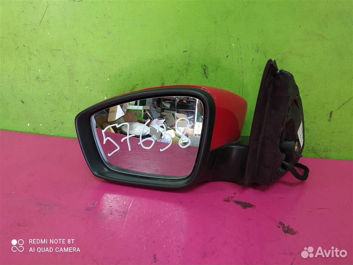 Зеркало левое Skoda Rapid Шкода Рапид 2012-2021