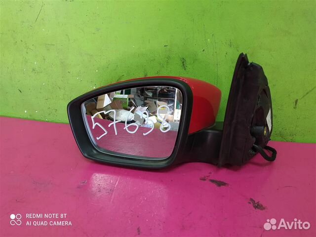 Зеркало левое Skoda Rapid Шкода Рапид 2012-2021