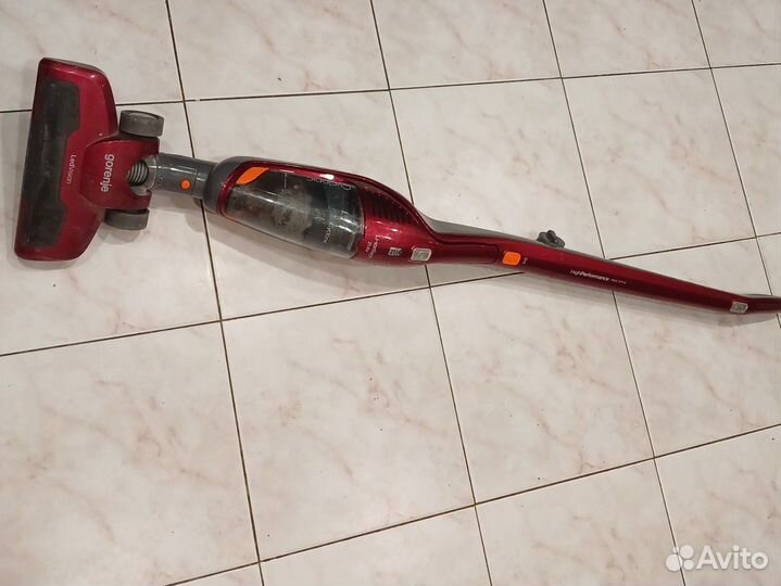 Вертикальный пылесос gorenje