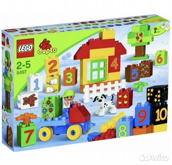 Конструктор lego duplo 5497 Учимся считать