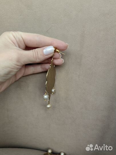 Серьги с жемчугом