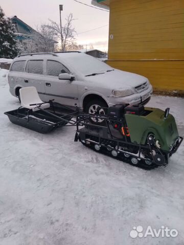 Сани волокуши для снегохода