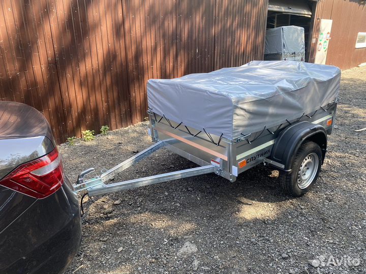 Прицеп для легкового автомобиля. Тент/дуги