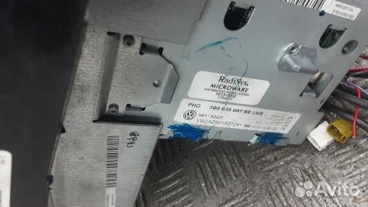 Магнитола volkswagen phaeton 1 (NNT09I301)