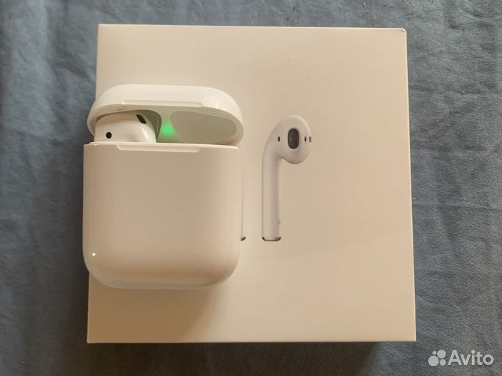 Airpods 2 оригинал, кейс, левый наушник