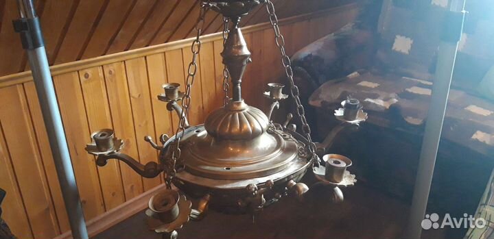 Старинная люстра на рестоврацию