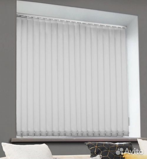 Вертикальные жалюзи на 2 окна