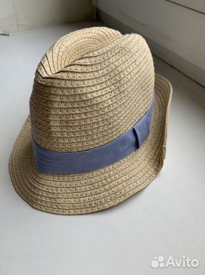Соломенная шляпа 3-6 месяцев