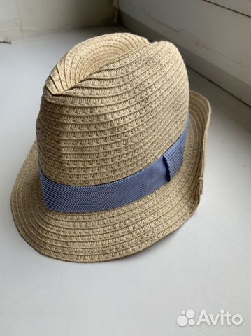 Соломенная шляпа 3-6 месяцев