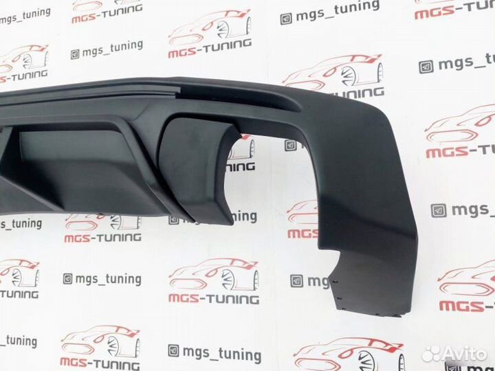 Диффузор 1х1 стиль ZL1 на Chevrolet Camaro 16-18г