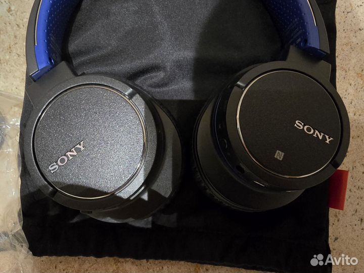 Блютуз наушники sony MDR-ZX770 BT синий