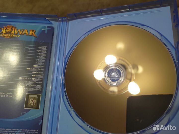 Игровой диск God of War 3 remaster PlayStation 4,5
