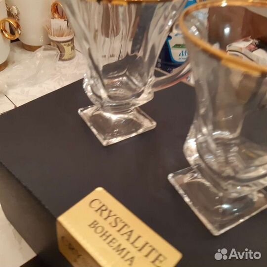 Стаканы Богемия производства Чехия. Новая