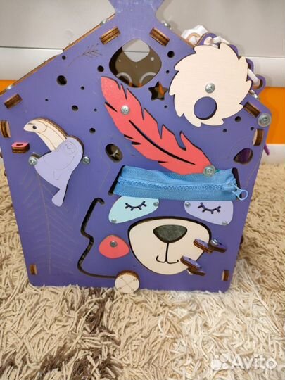 Бизиборд домик со светом