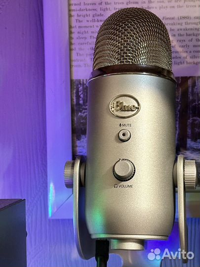 Студийный микрофон blue yeti silver