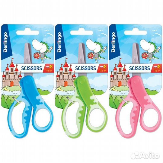 Ножницы детские Berlingo 13,5см 14029
