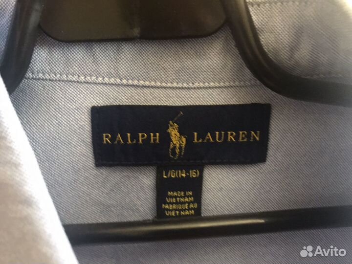 Ralph lauren рубашка подростковая