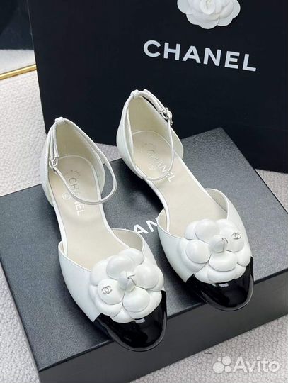 Босоножки балетки Chanel