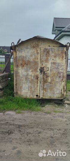 Бытовка цельно-металлическая на полозьях