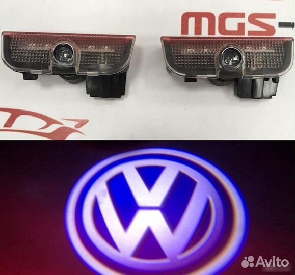 Штатная проекция эмблемы Фольцваген