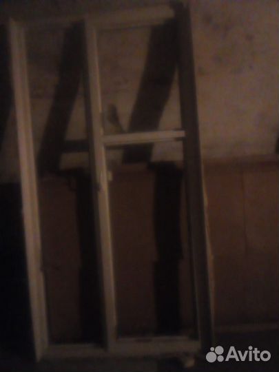 Окно пластиковое французское бу