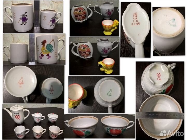 Посуда (стекло, фарфор, металл, керамика)