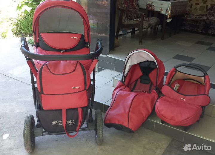 Коляска 3 в 1 sonic