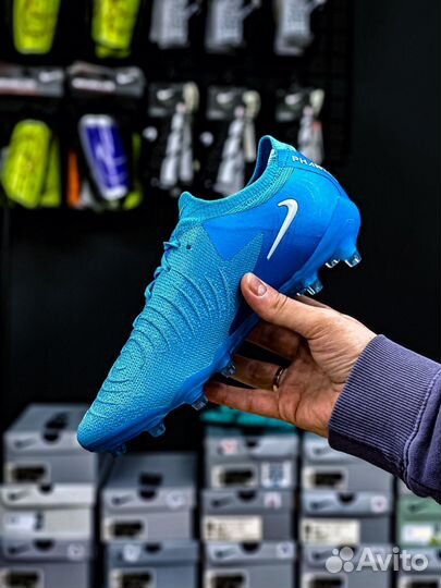 Бутсы на круглых шипах nike phantom gx 2 (US7)